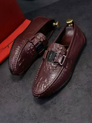 Salvatore Ferragamo Business Casual Men Shoes--096
